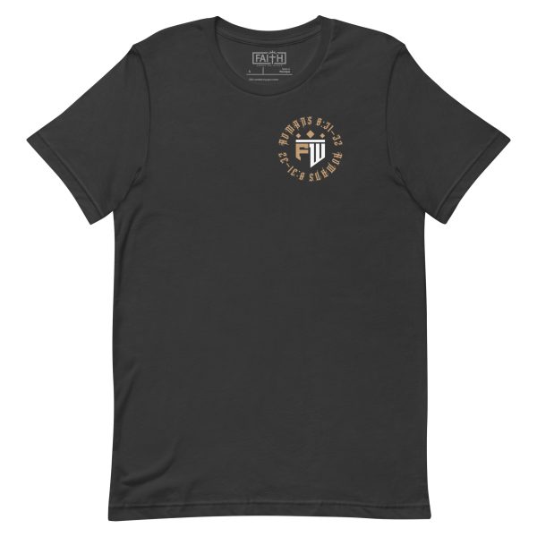 Romans 8:31-32 - Fitted Tee - Image 3